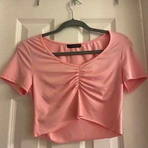 Ballerina Pink Crop Top